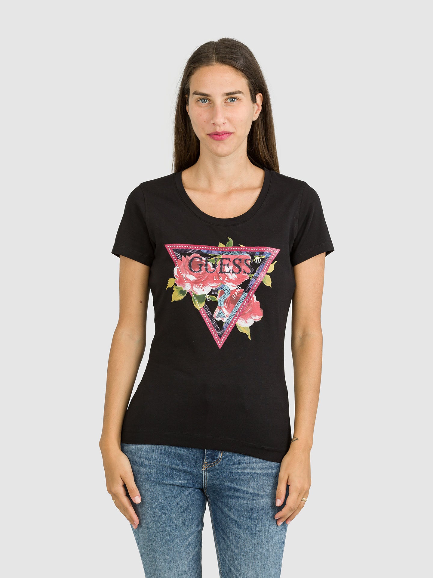 T-SHIRT ROSES TRIANGLE