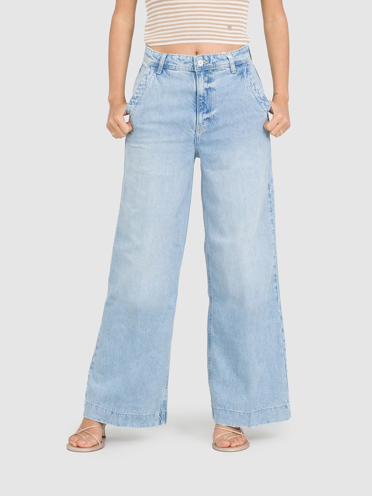 JEANS LIGHT WIDE LEG