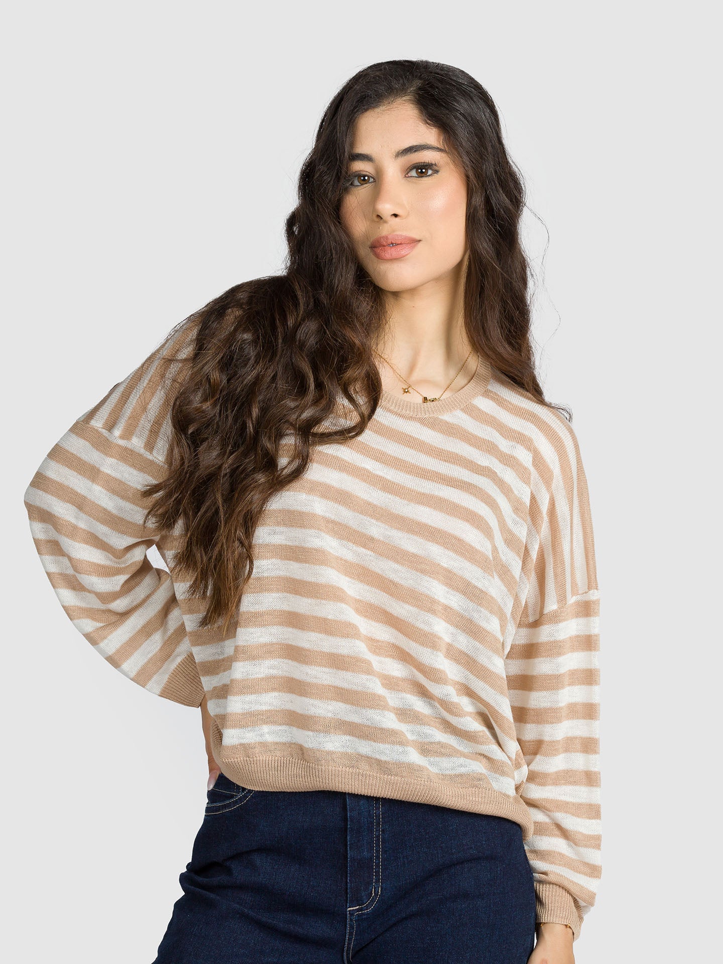 MAGLIA GIROCOLLO STRIPES