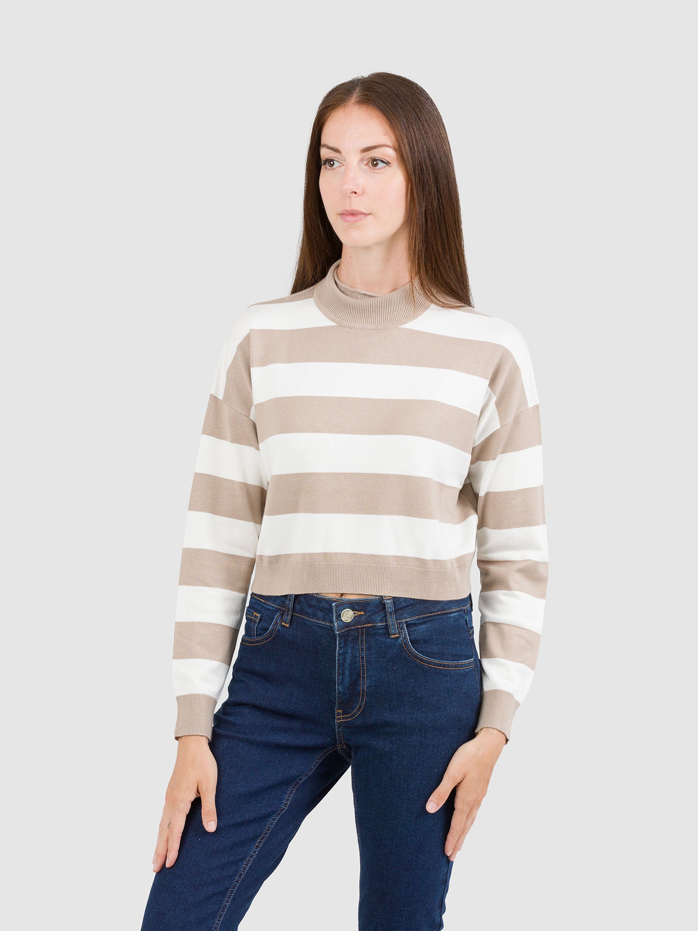 MAGLIA CROP STRIPES