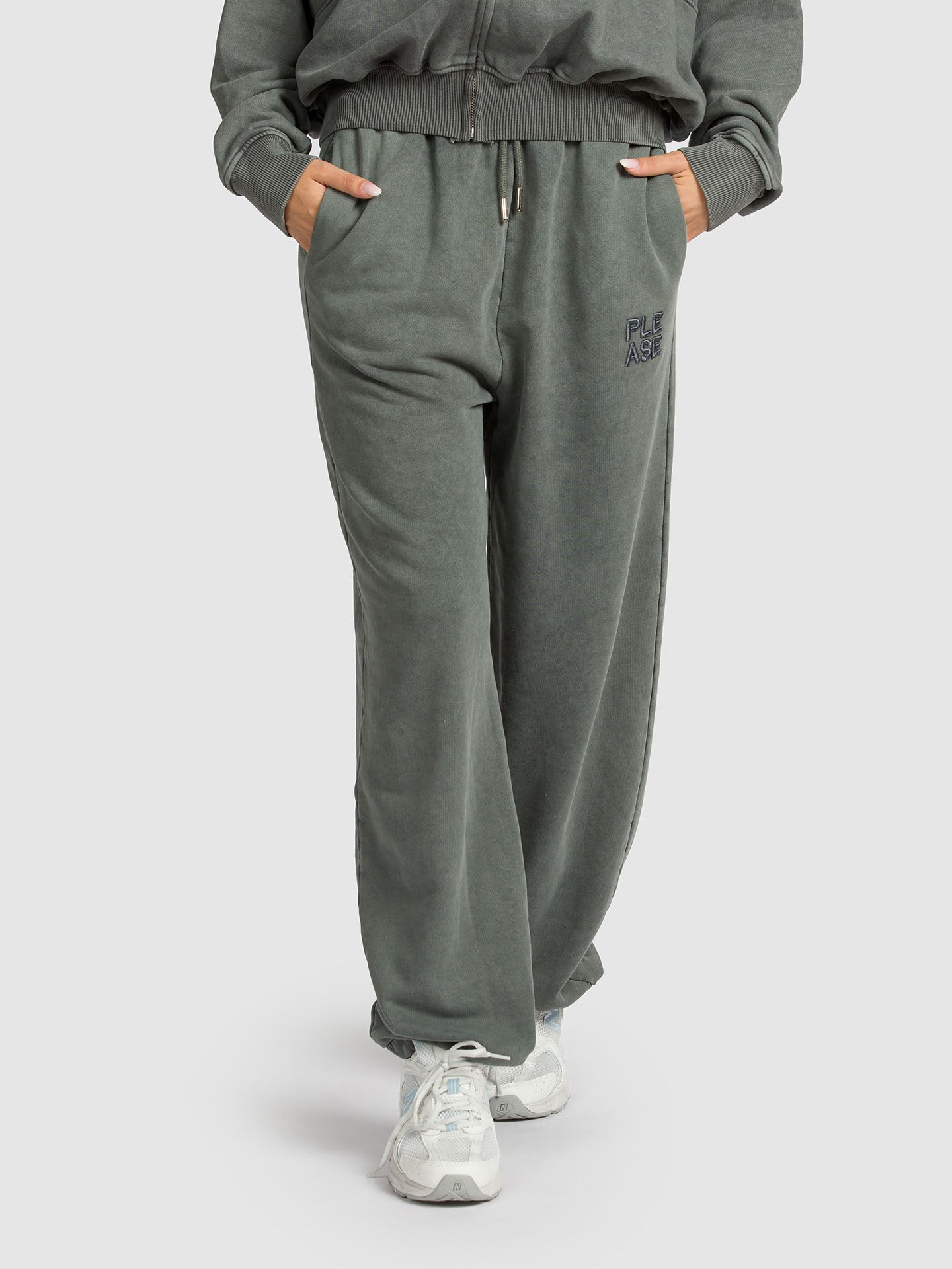 PANTALONE POLSINO LOGO RICAMO