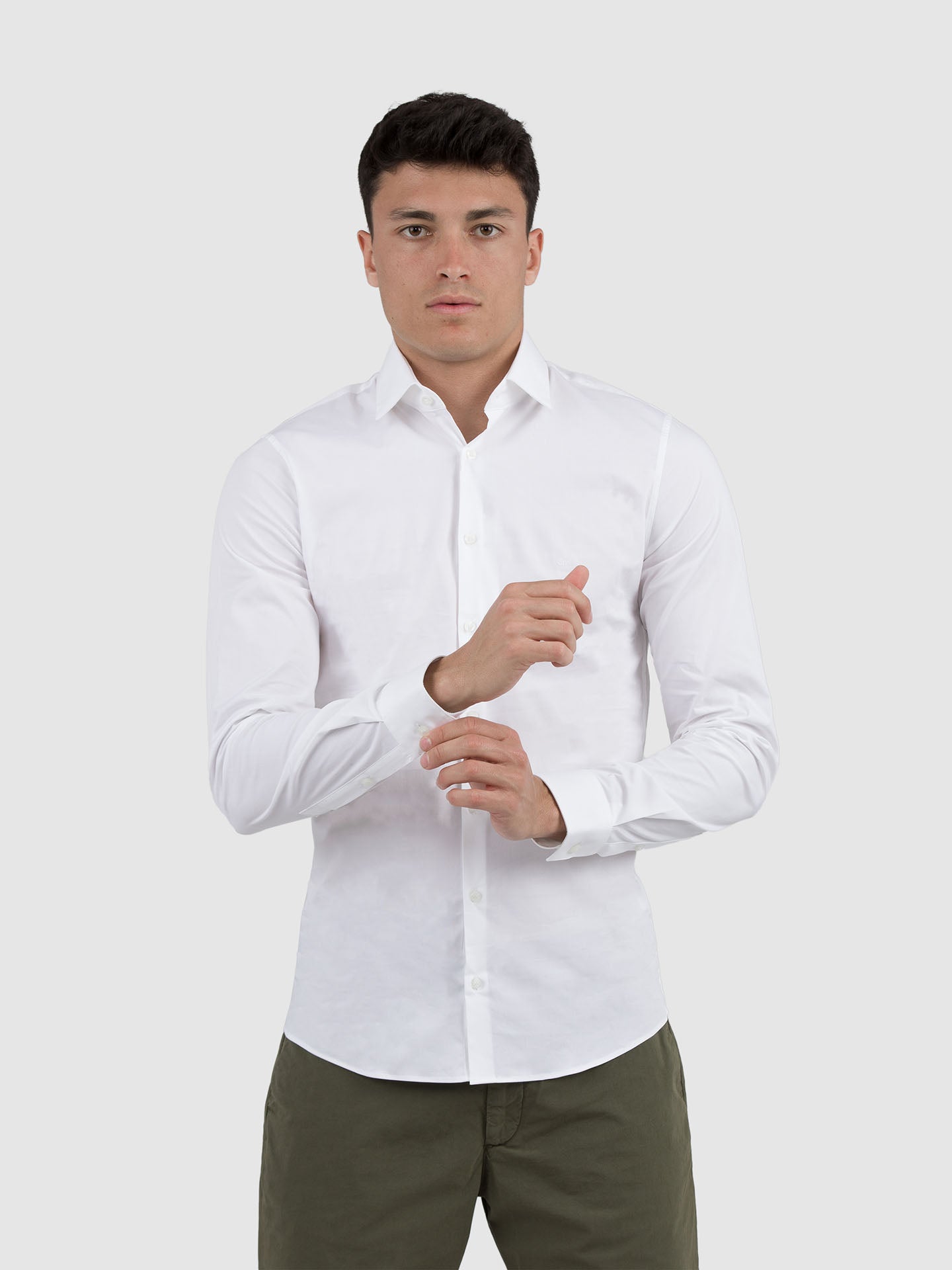 CAMICIA POPELINE SLIM FIT