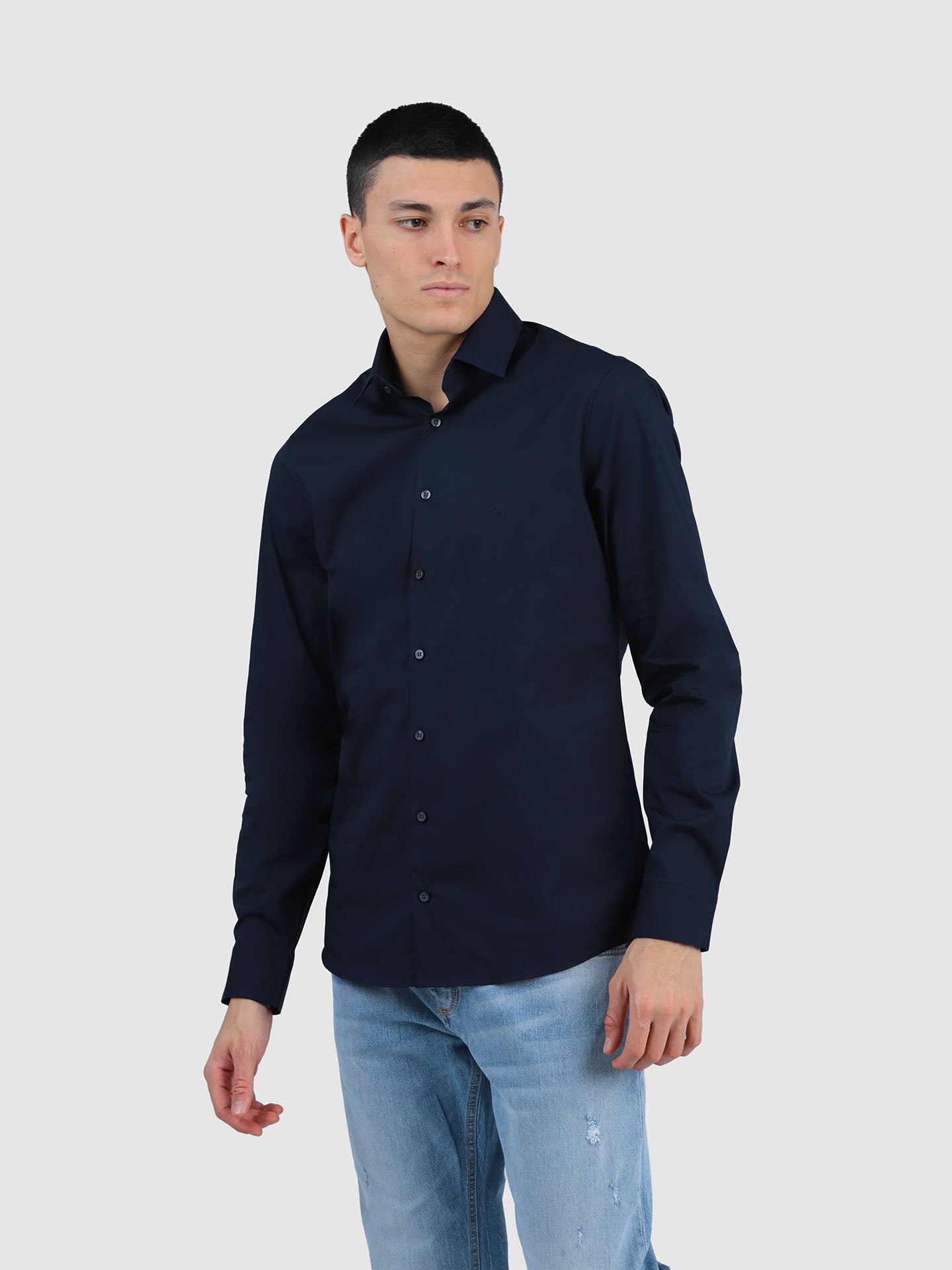 CAMICIA POPELINE SLIM FIT