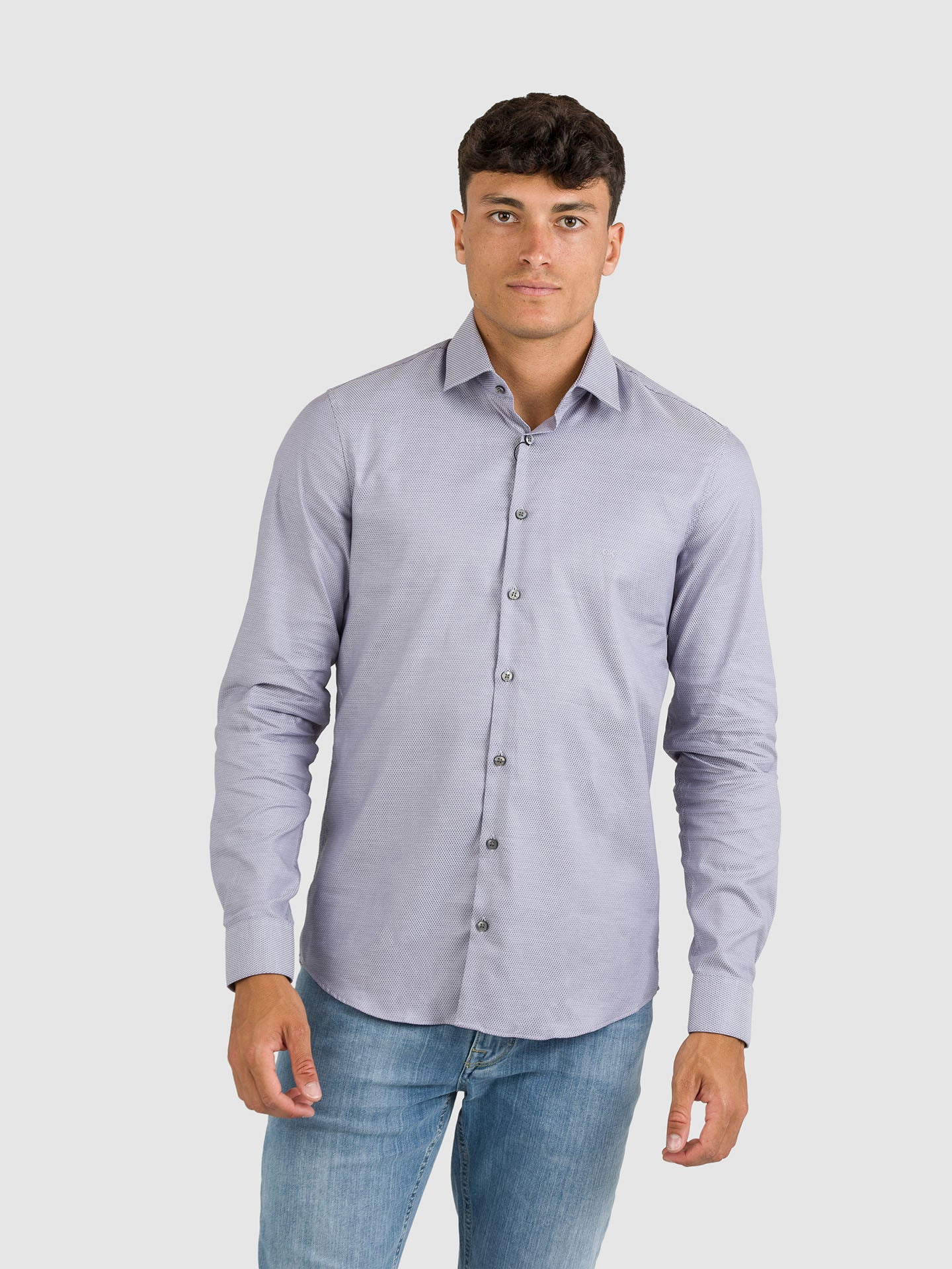 CAMICIA MICROFANTASIA EASY CARE SLIM FIT