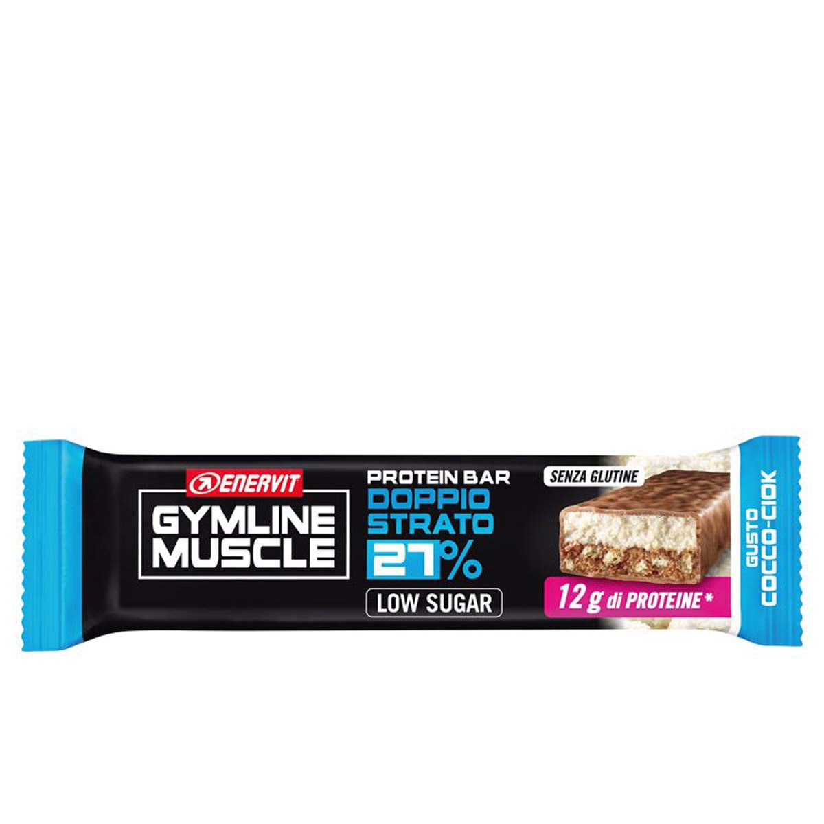 BARRETTA ENERVIT GYMLINE MUSCLE DOPPIO STRATO 45GR