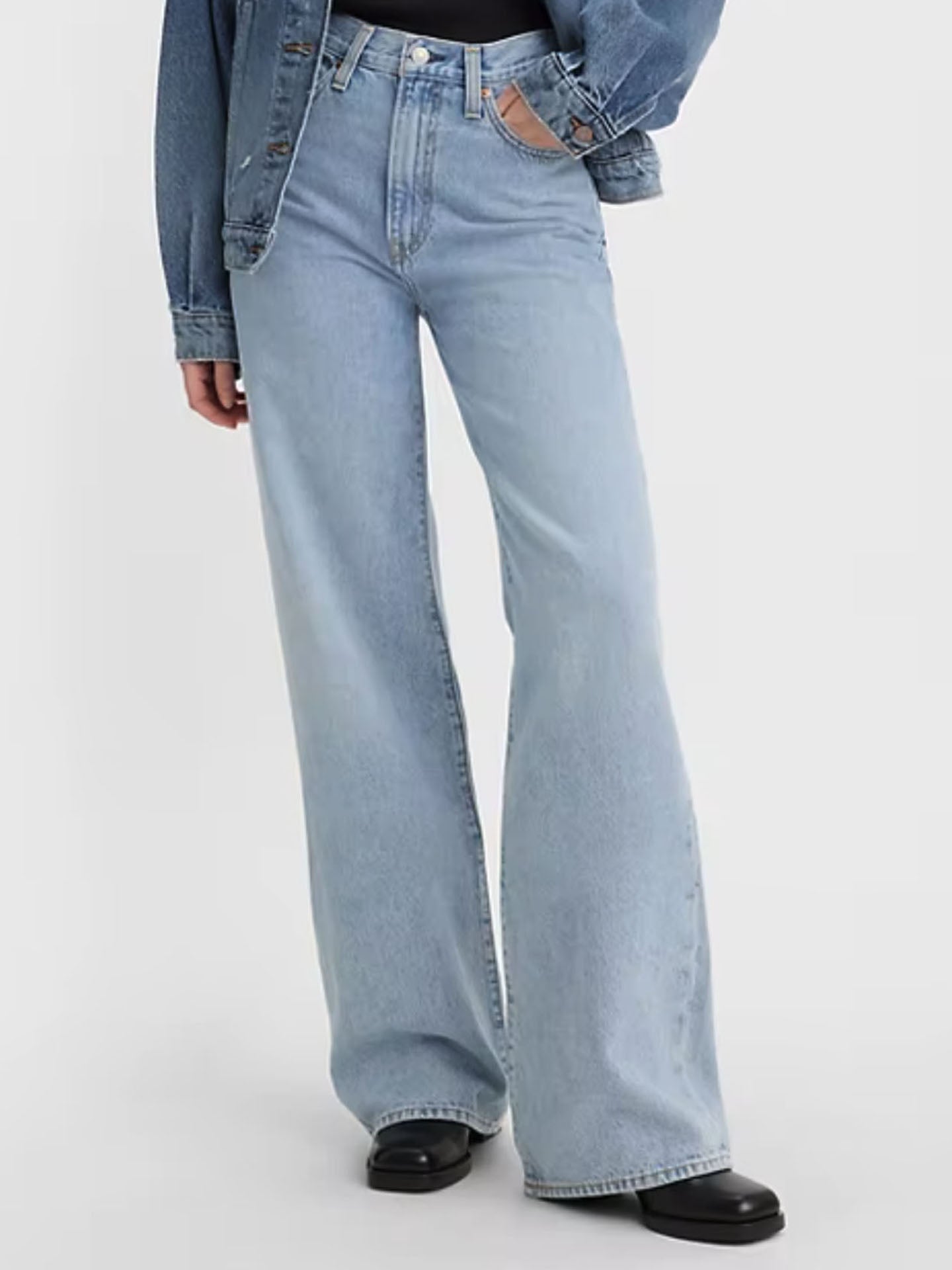 JEANS RIBCAGE WIDE LEG