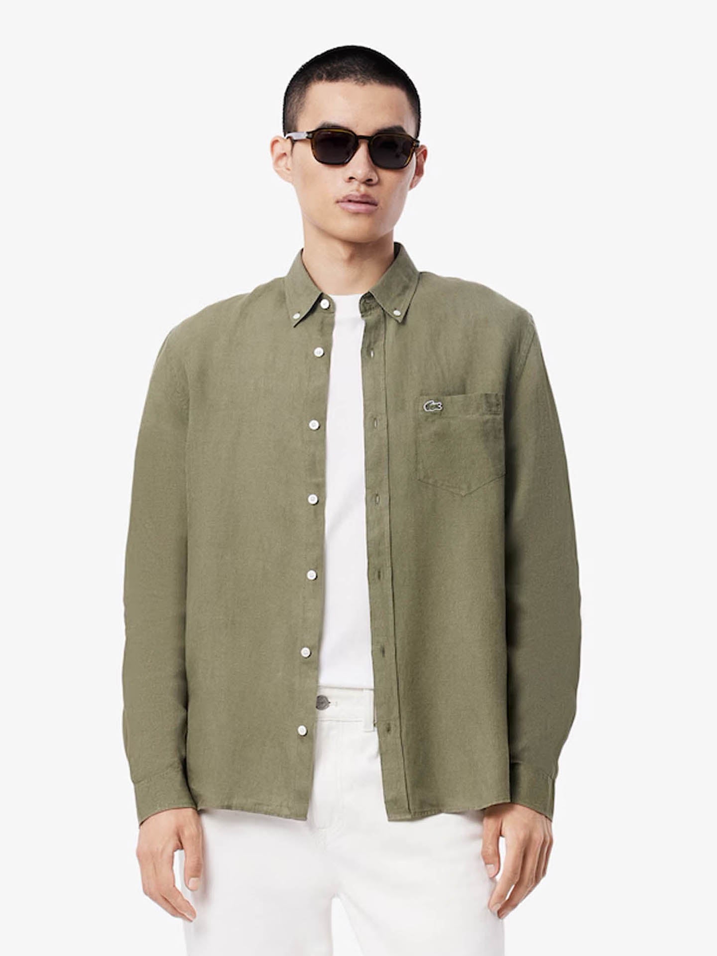 CAMICIA MANICA LUNGA LINO