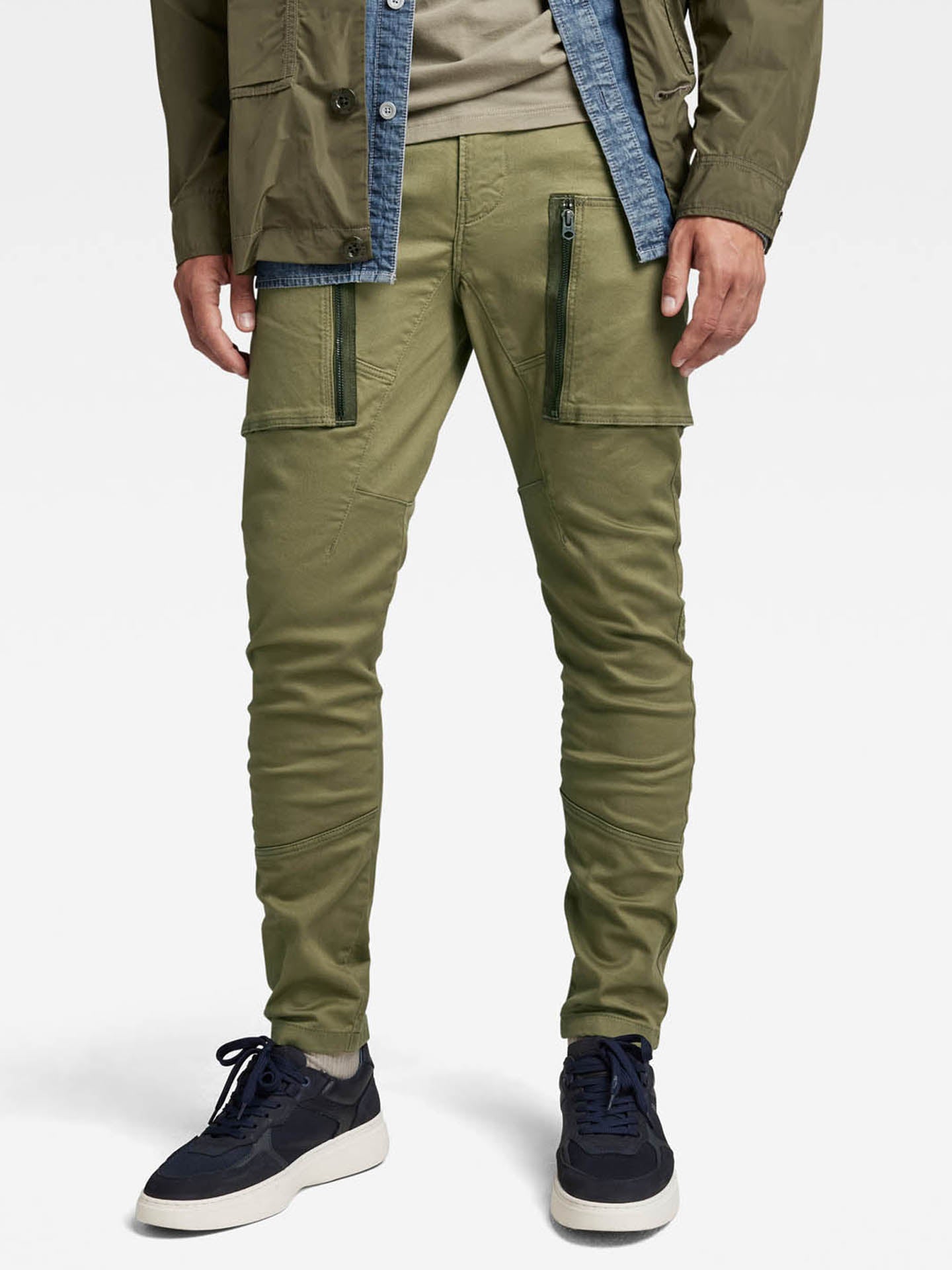 ZIP PKT 3D SKINNY CARGO
