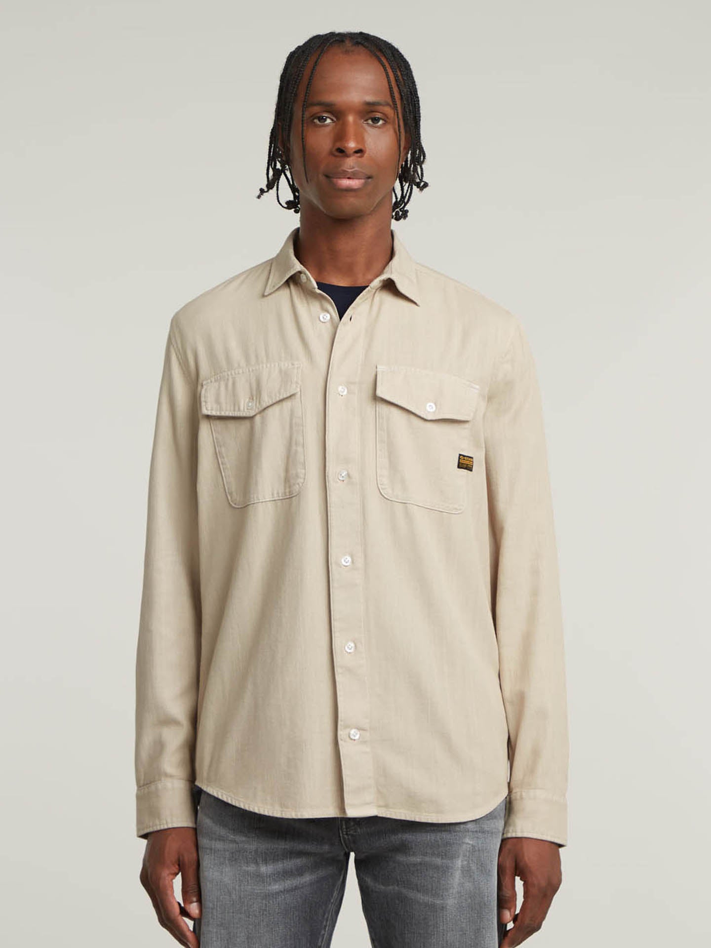 CAMICIA MANICA LUNGA MARINE SLIM