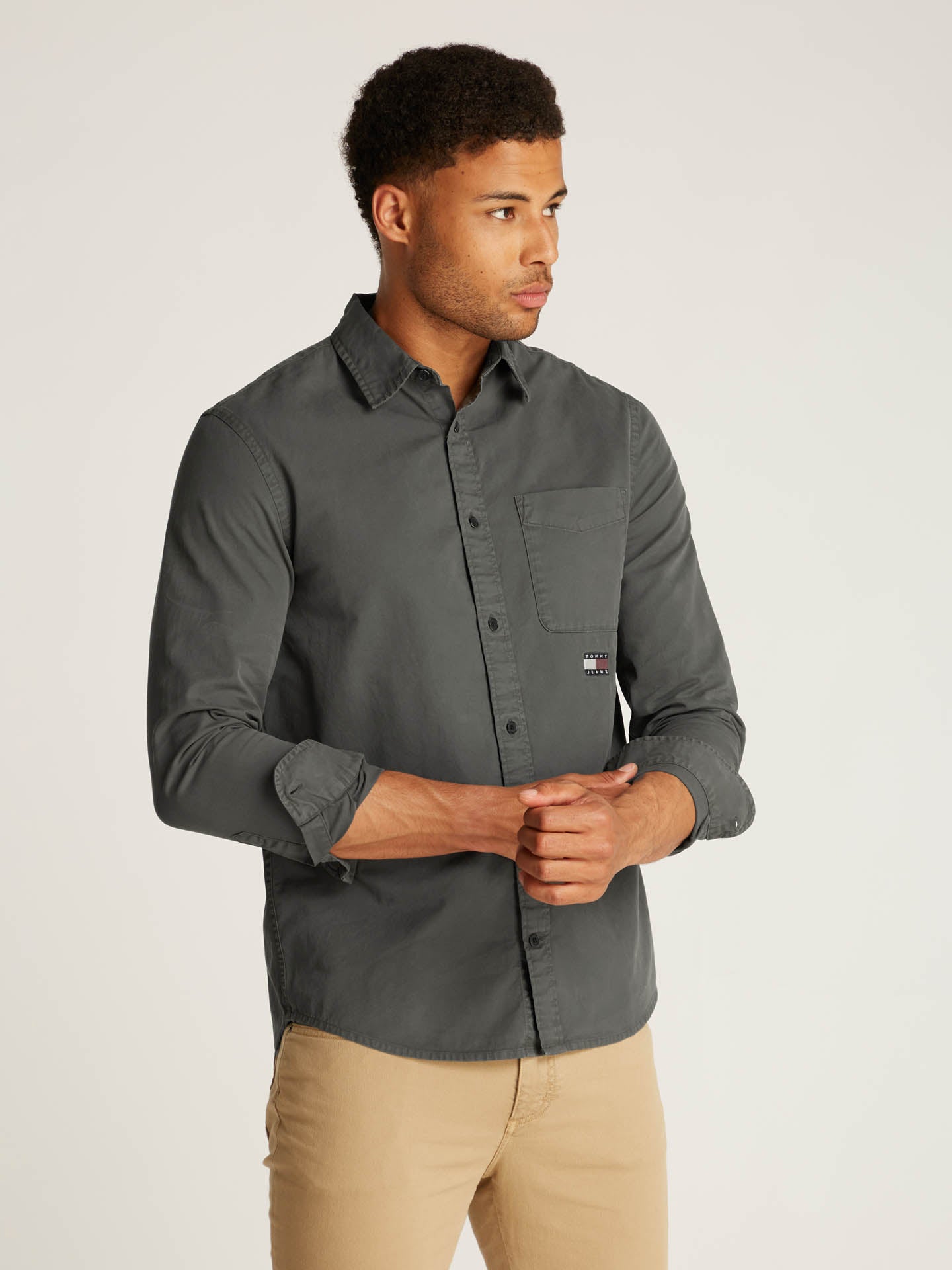 CAMICIA MANICA LUNGA WASHED TWILL