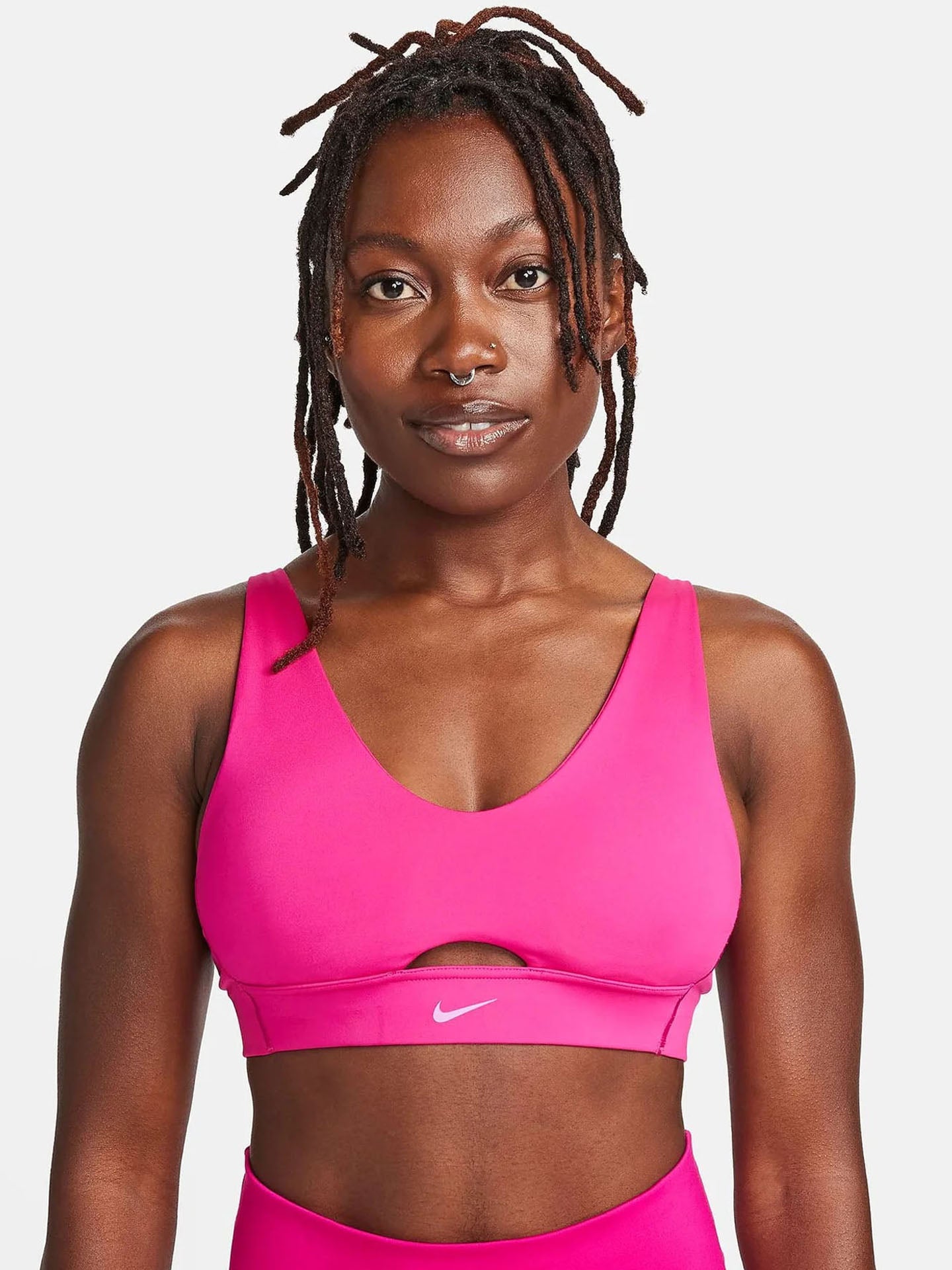 NIKE INDY PLUNGE CUTOUT WOMEN'S MED