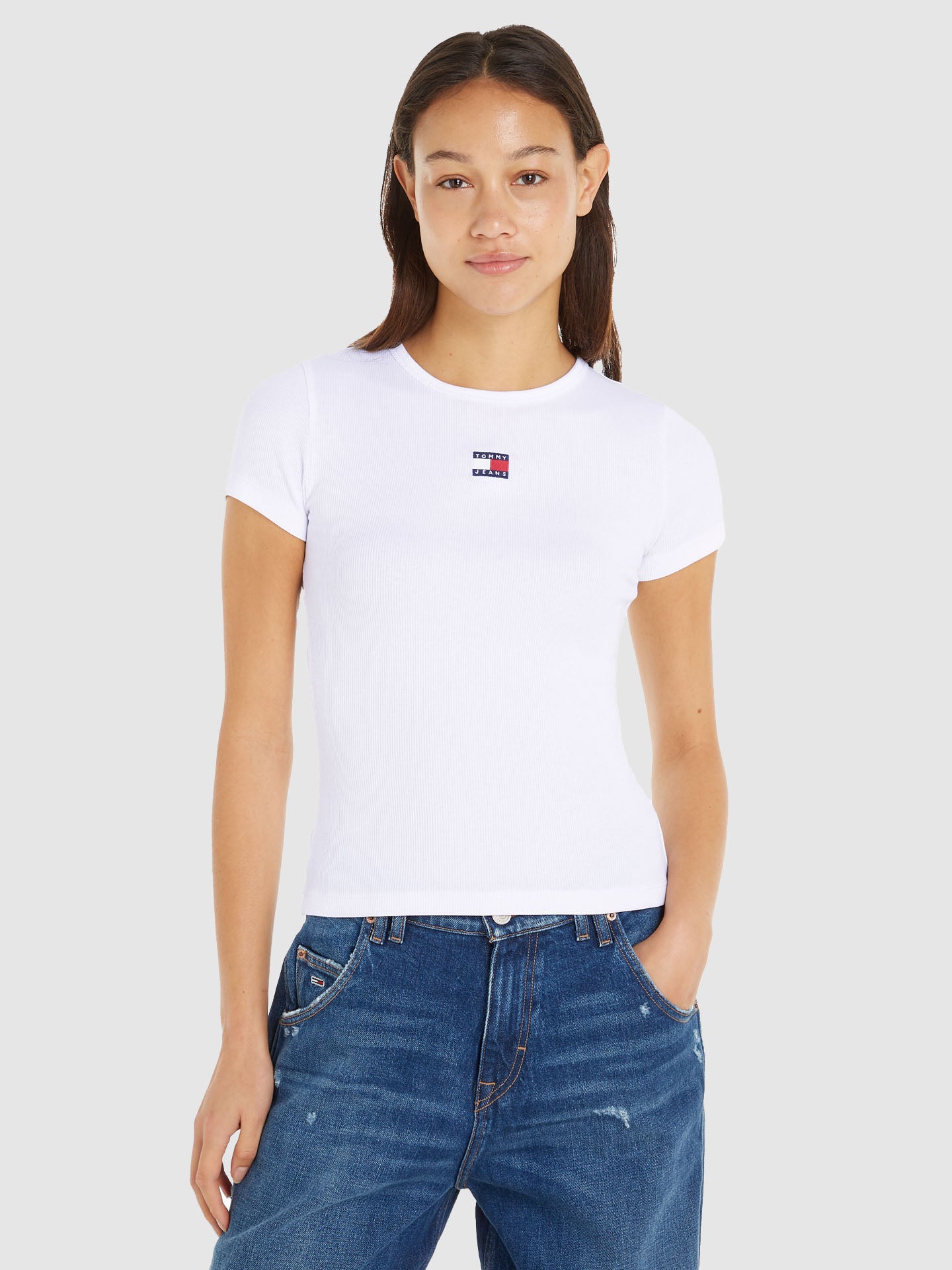 T-SHIRT RIB SLIM BADGE