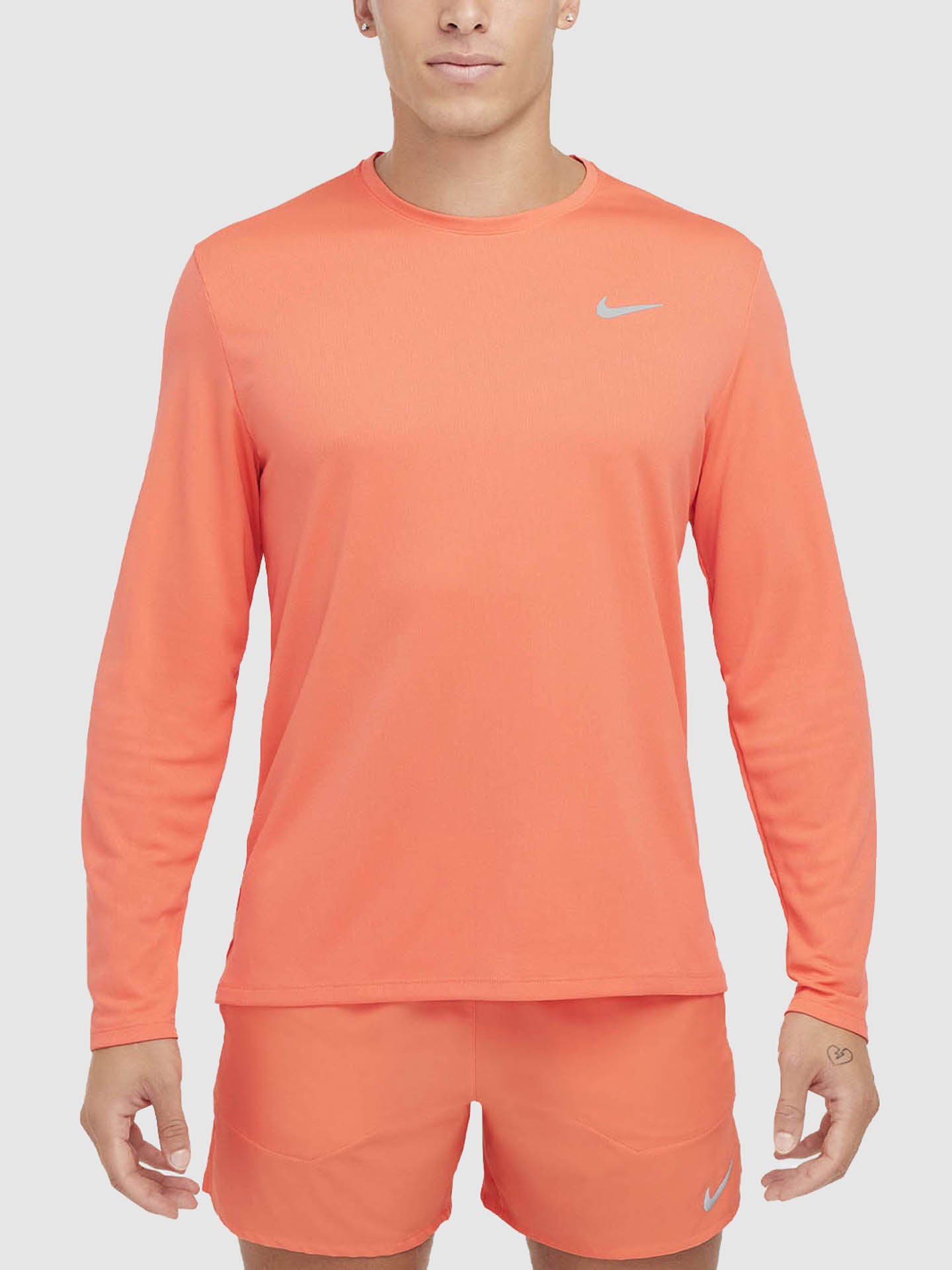 NIKE MILER MEN'S DRI-FIT UV LONG-SL