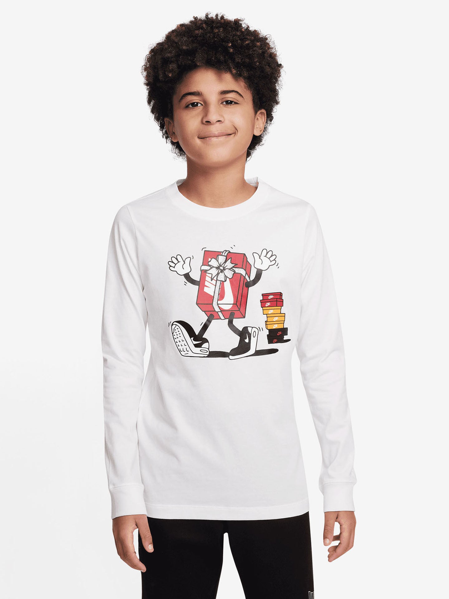 NIKE SPORTSWEAR BIG KIDS' LONG-SLEE