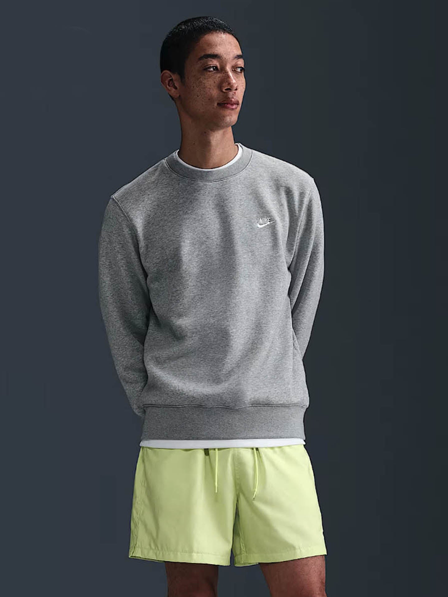 NIKE CLUB MEN'S FLEECE CREW