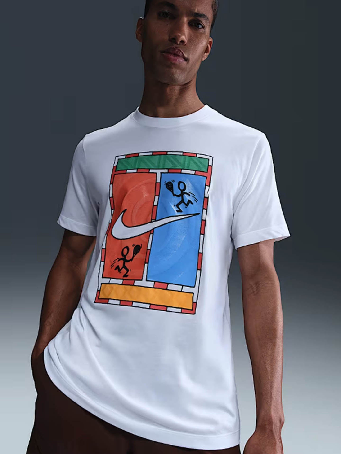 NIKECOURT MEN'S DRI-FIT TENNIS T-SH