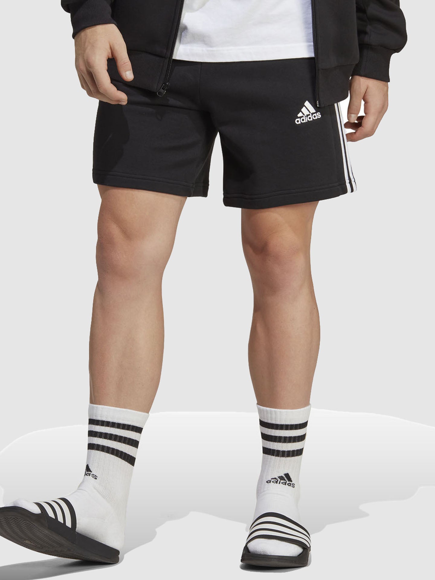 SHORT ESSENTIALS FRENCH TERRY 3-STRIPES