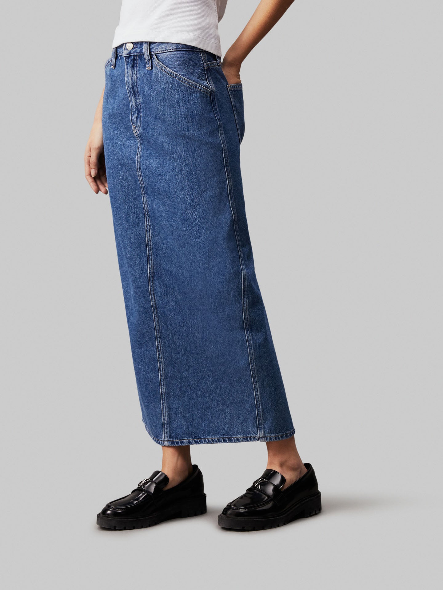 GONNA DENIM MAXI