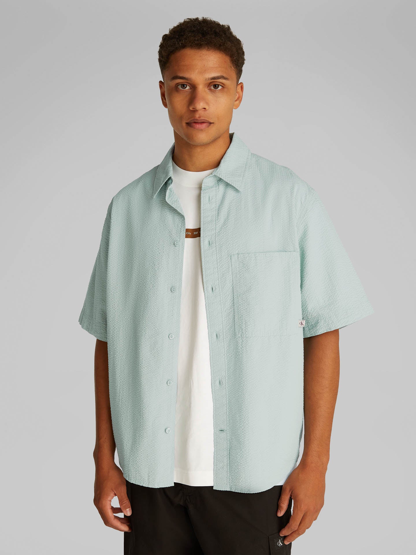 CAMICIA MANICA CORTA SEERSUCKER