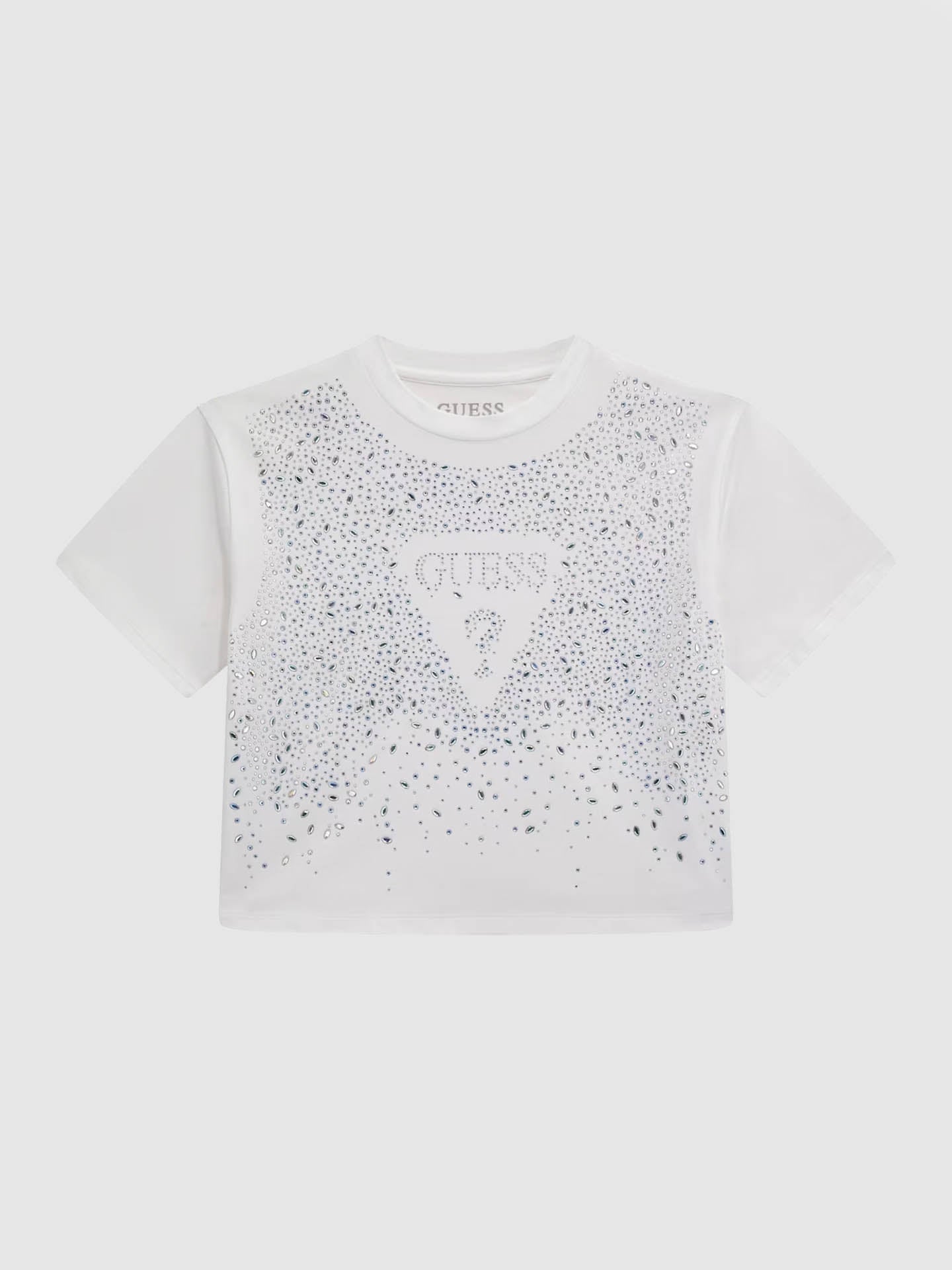 T-SHIRT BOXY PIOGGIA STRASS