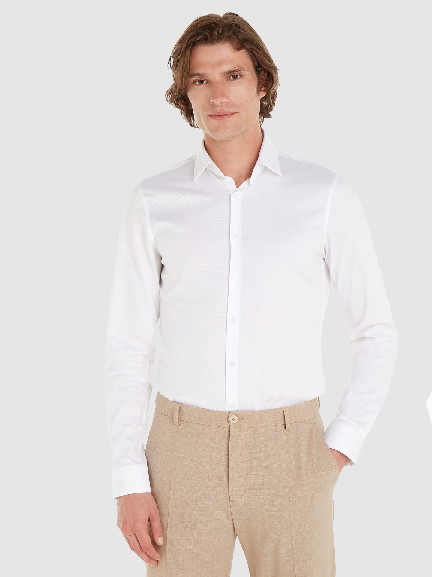 CAMICIA M/L EVENING RICH TWILL