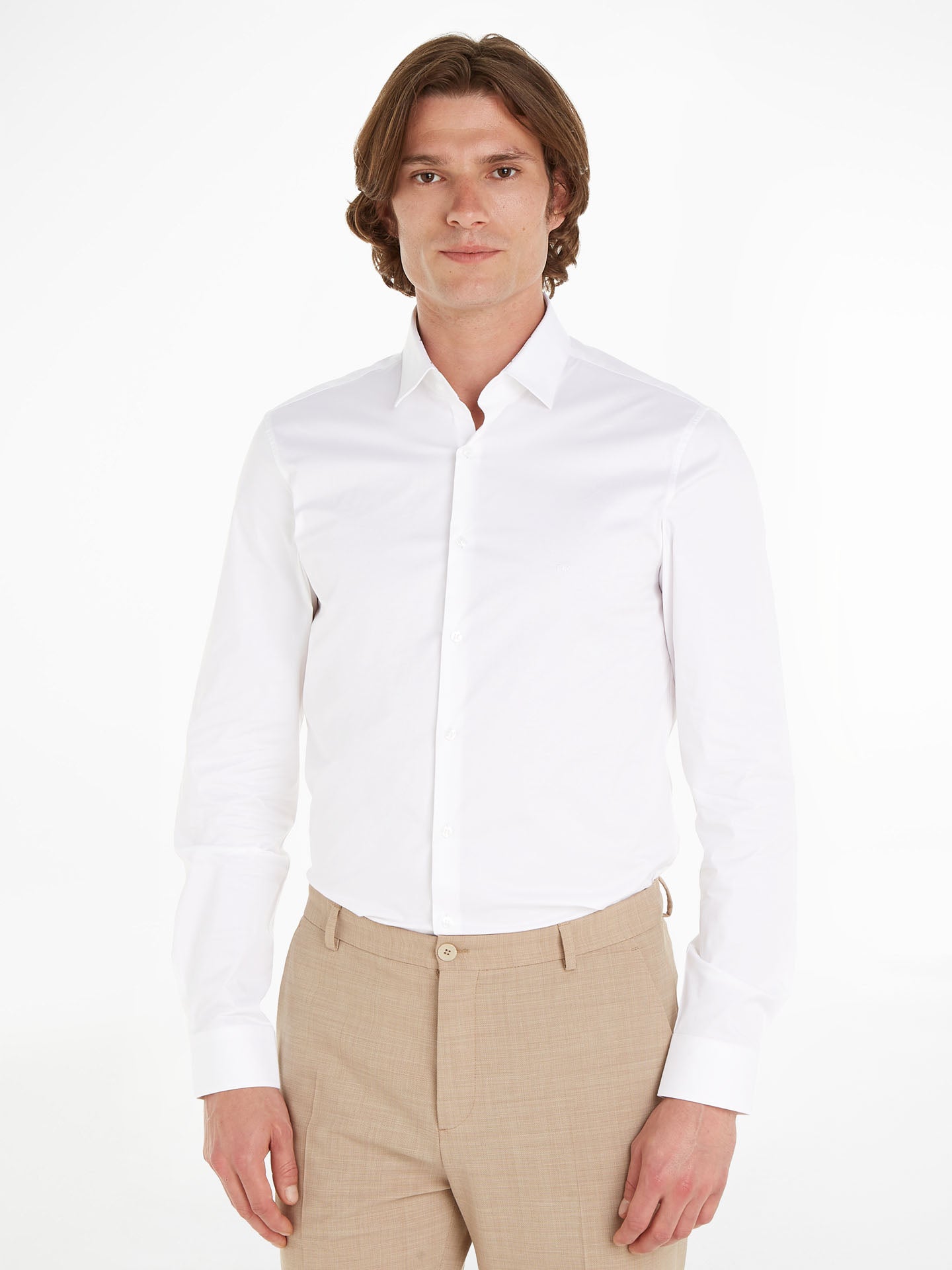 CAMICIA M/L TWILL CONTRAST