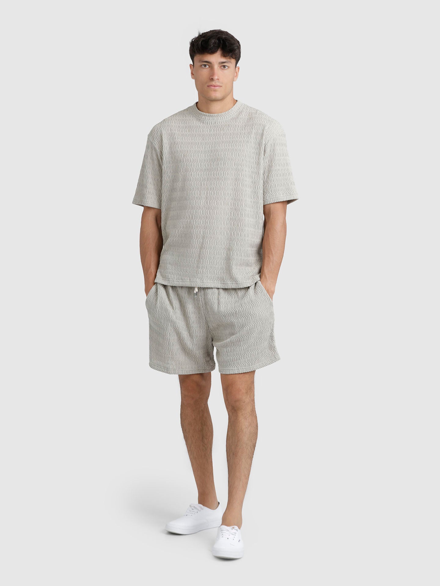 T-SHIRT MANICA CORTA TEXTURIZZATA