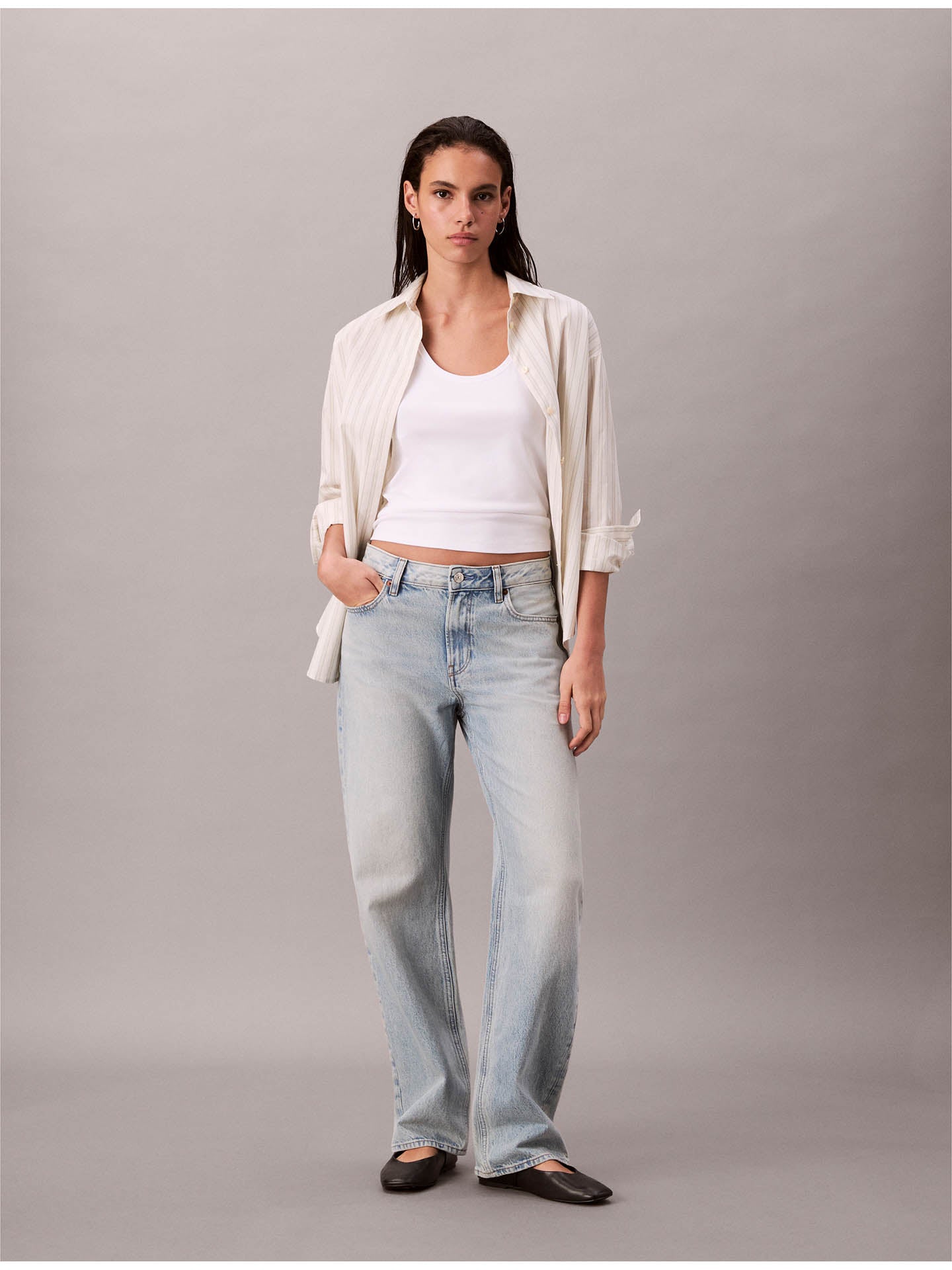 JEANS LOW ROSE BAGGY