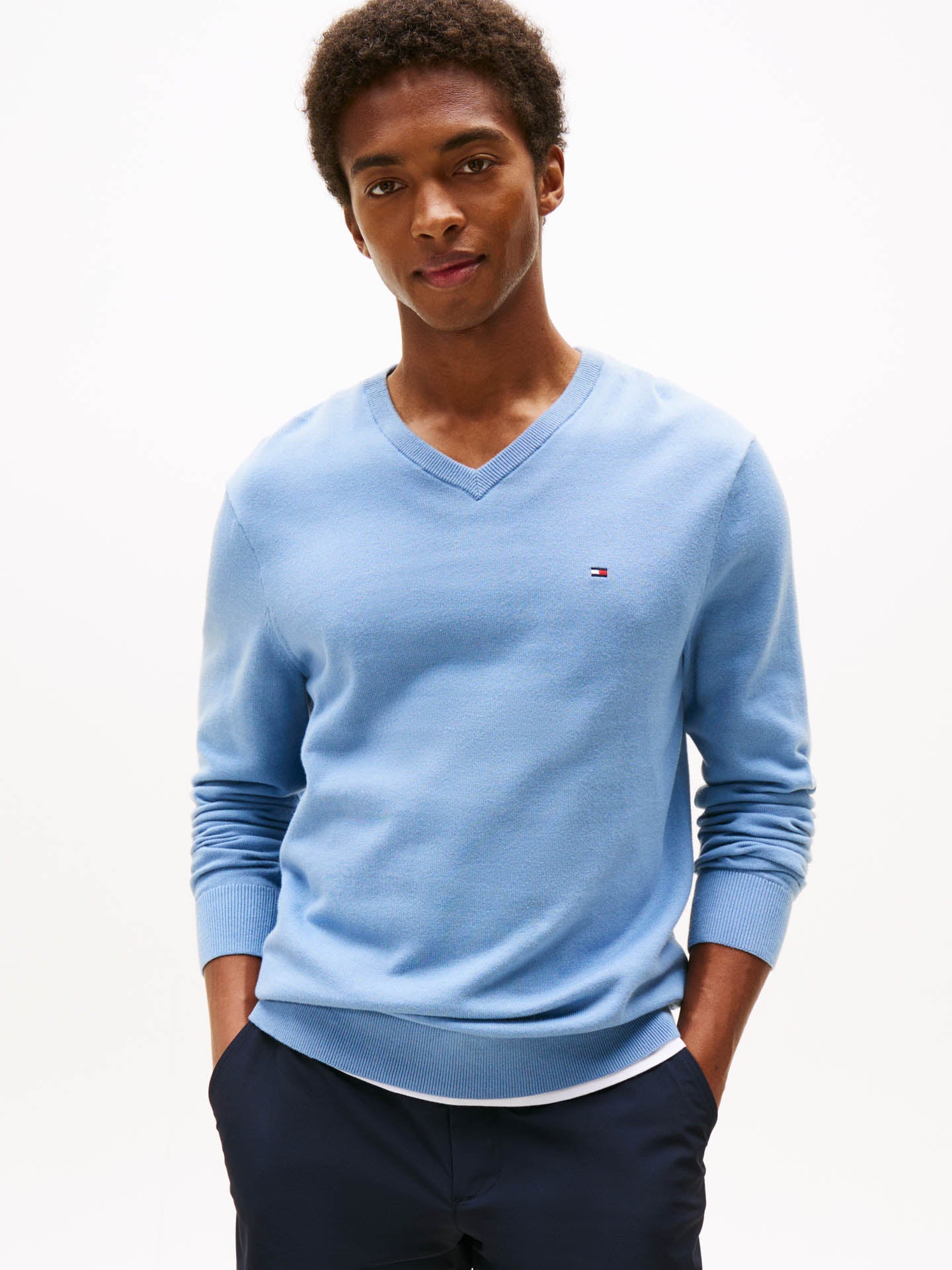 MAGLIA COTONE SCOLLO V