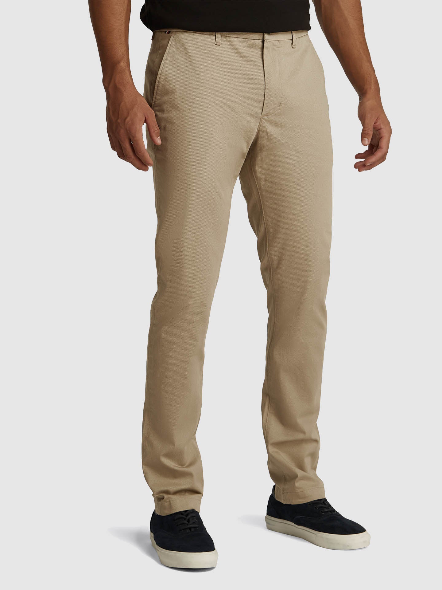 PANTALONE CHINO SLIM FIT MICROSTAMPA