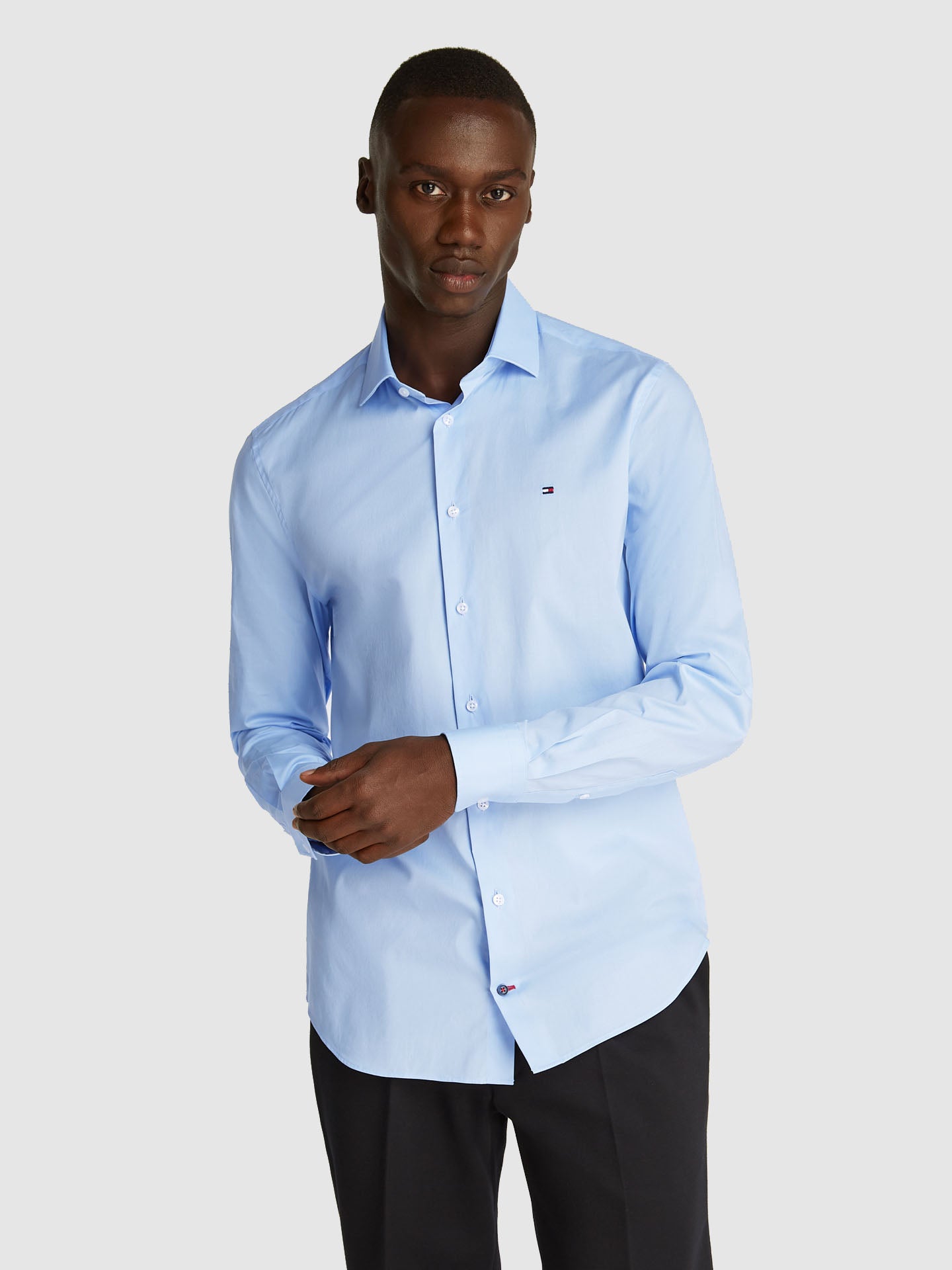 CAMICIA POPELINE SLIM FIT