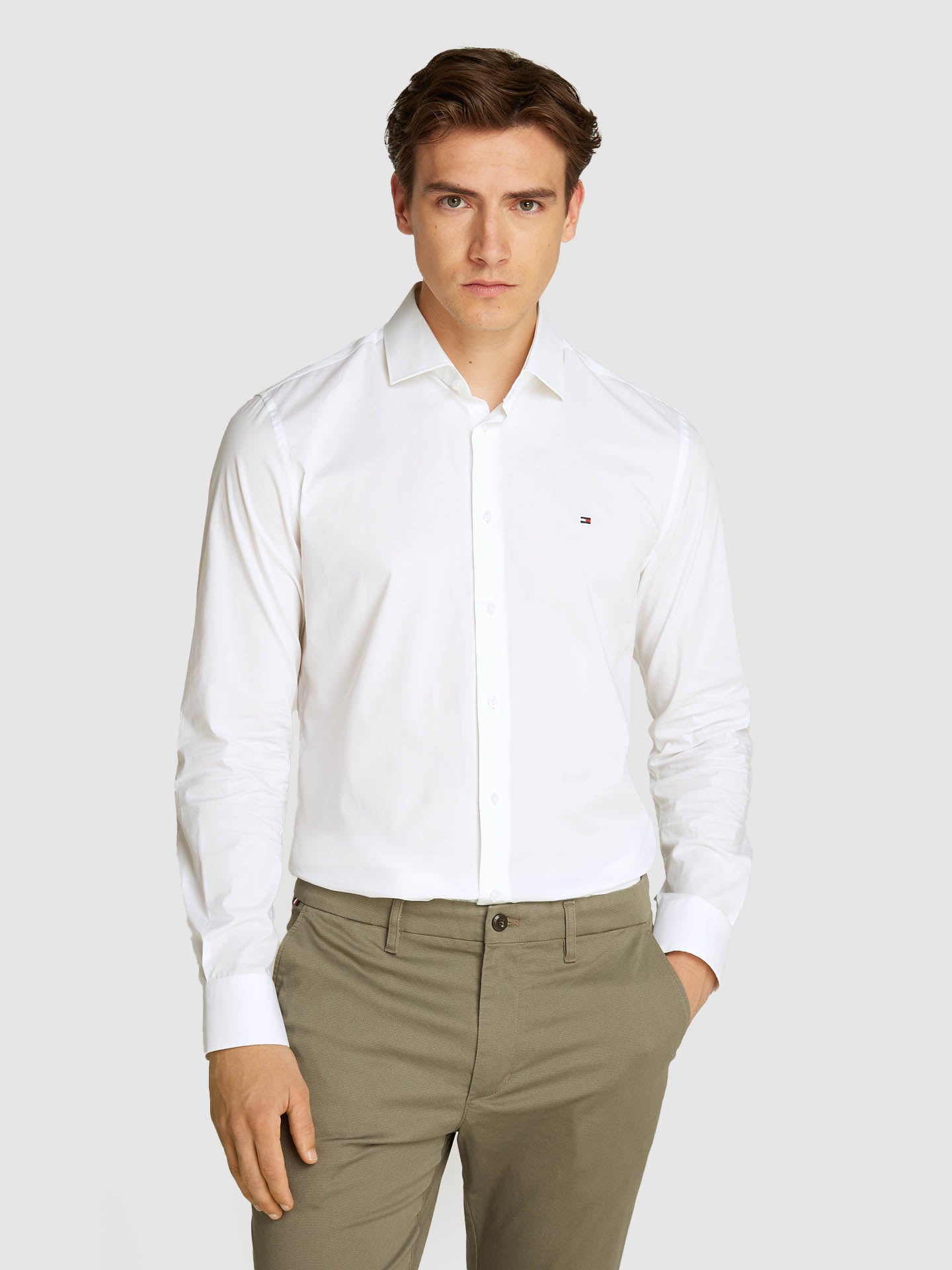 CAMICIA POPELINE SLIM FIT