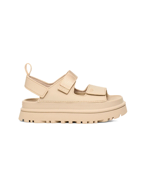 I sandali UGG Goldenglow sono una scelta trendy e versatile in quanto adatti sia alle giornate estive piovose che a quelle soleggiate. Ultraleggeri e comodi, sono resistenti all