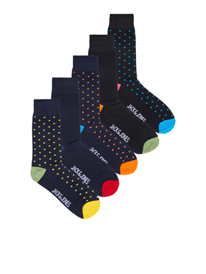 CALZA COLORFUL DOTS SOCK 5PACK 