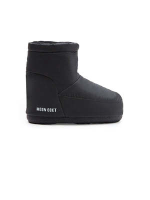 MOON BOOT MB ICON LOW NOLACE RUBBER DOPOSCI DONNA Nero  ... 