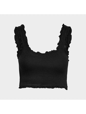 TOP BELIA CROPPED FRILL 