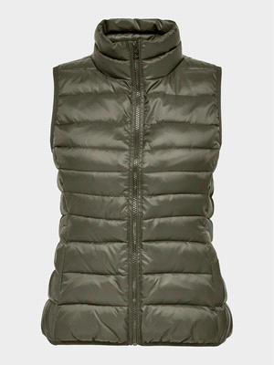 ONLY GILET EDDY QUILTED WAISTCOAT CAPOSPALLA DONNA   ... 