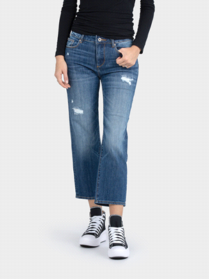 JEANS BELLA PERFECT CROPPED STONE 
