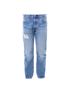 LEVI^S JEANS 501 STRAIGHT ROTTURE