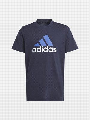 ADIDAS T-shirt Essentials Two-Color Big Logo Cotton T-SHIRTERIA BAMBINO   ... 