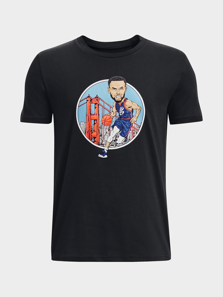 UNDER ARMOUR T-SHIRT CURRY ANIMATED
