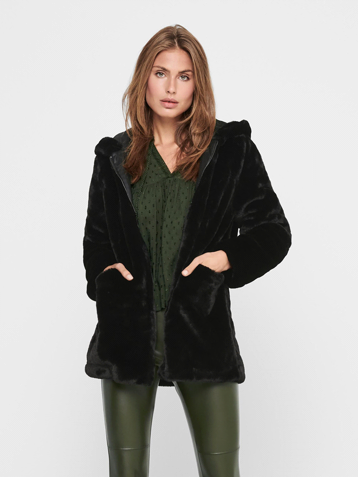 ONLY CAPPOTTO MALOU FAUX FUR