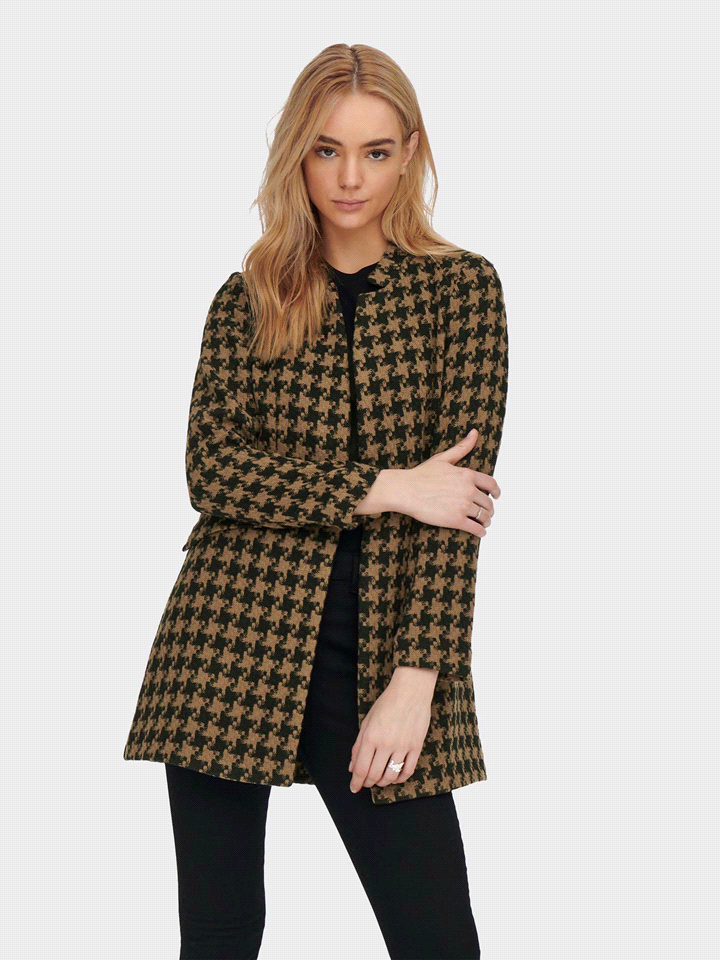 ONLY CAPPOTTO COLE CHECK WOOL