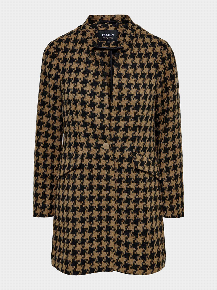ONLY CAPPOTTO COLE CHECK WOOL