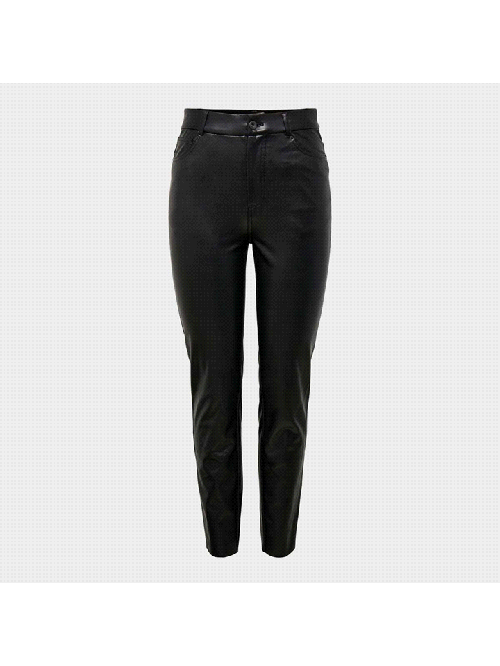 ONLY EMILY FAUX LEATHER TROUSERS