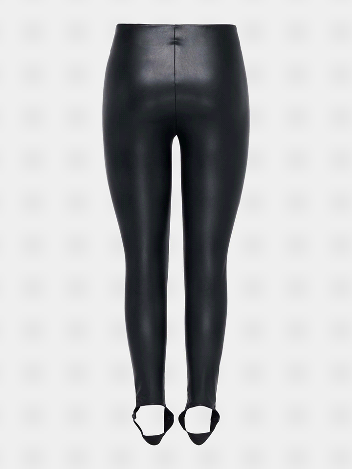 ONLY LEGGINGS LAURA STAFFA FAUX LEATHER