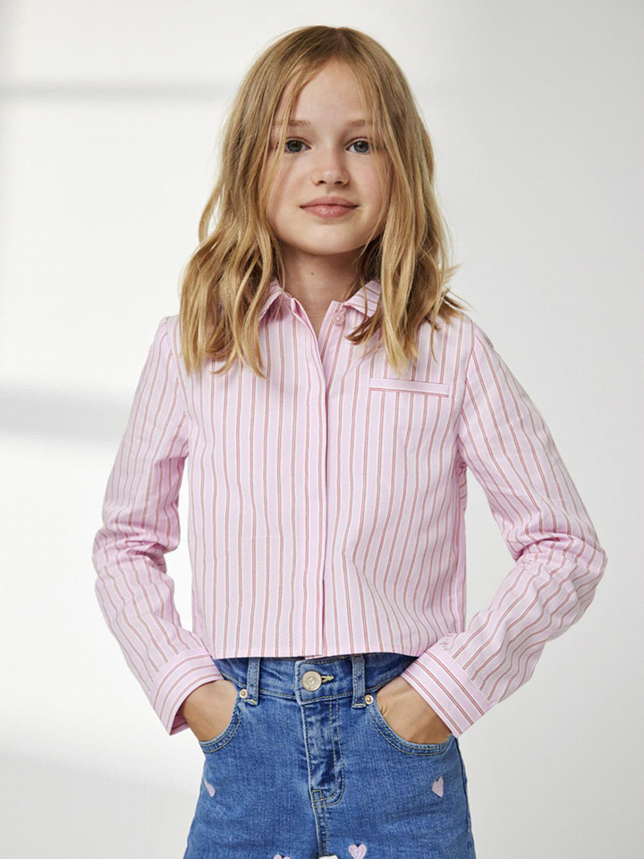 ONLY CAMICIA HOLLY MICHELLE CROP MANICA LUNGA