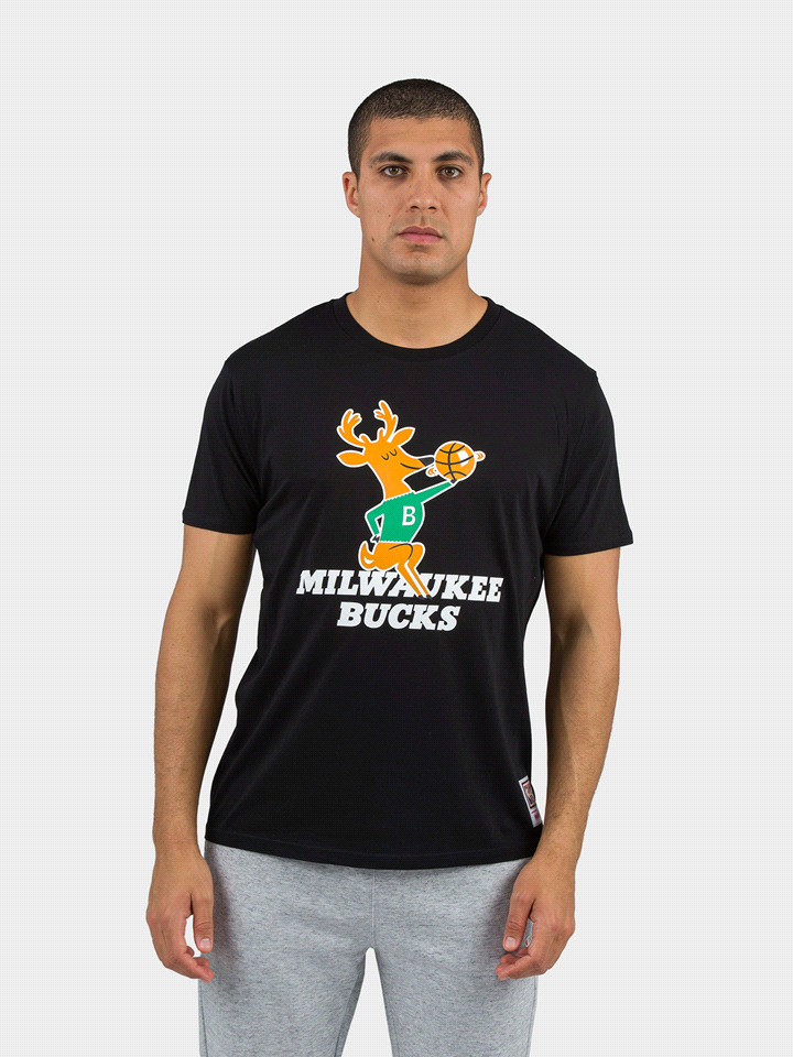 MITCHELL&NESS NBA TEAM LOGO TEE BUCKS