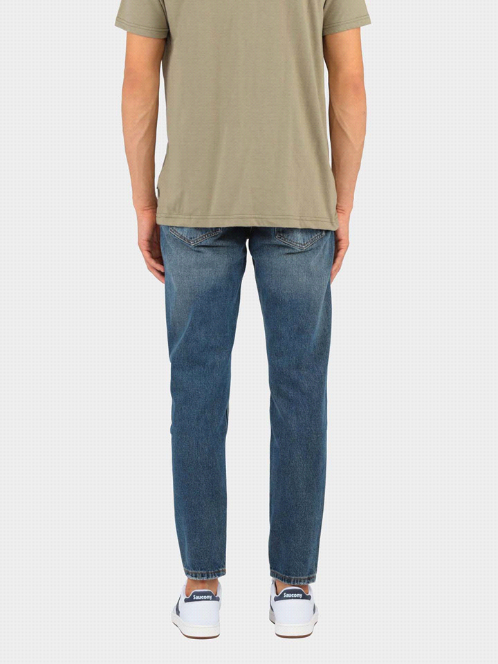LAY STUDIOS JEANS TAPERED FIT SCURO