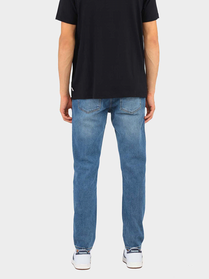 LAY STUDIOS JEANS TAPERED FIT MEDIO ROTTURE